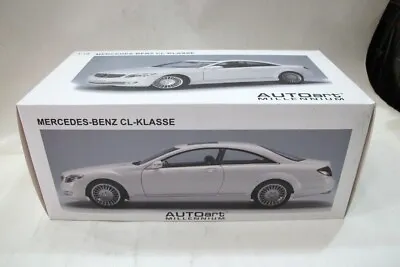 Autoart Mercedes -benz Cl-klasse White  1:18 New In Box.776166 • $249