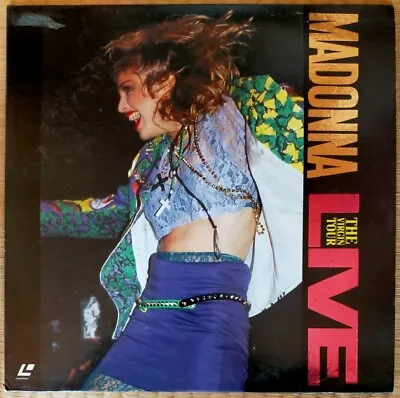 Madonna  The Virgin Tour Live   LD Laserdiscs • $32.30