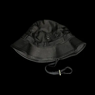 Vintage Black Military Boonie Hat Size 7 3/4 • $35