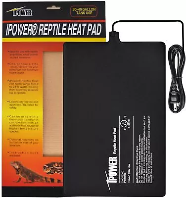 IPower Reptile Heating Pad Under Tank Heater For Tropical & Temperate Reptiles • $16.99