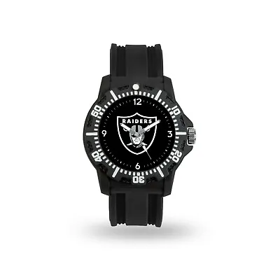 Las Vegas Raiders Men's Black Watch - (NFL) Model Three  • $25.99