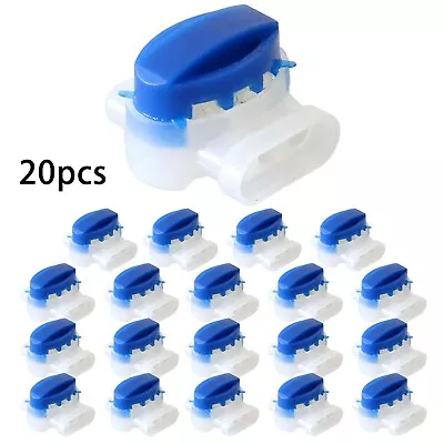 Pack Of 20 Waterproof Cable Connectors For Lawn Mower 3 Pore Terminal Blocks • $13.91