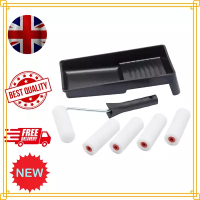 Fit For The Job 7 Pc Mini Paint Roller Set For Painting With Emulsion Small And • £5.48