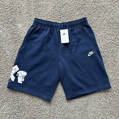 NEW Nike Sportswear Club Fleece Shorts Standard Fit Navy DQ4659-410 Mens Sizes • $29