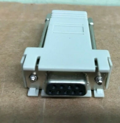 $7.99 • Buy DB9 Female  To RJ45 Crossover Serial Adapter