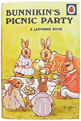 Vintage Ladybird Book – Bunnikin’s Picnic Party – 401 – Very Good +FREE COVER+ • £7.99