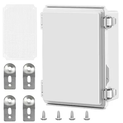 ABS Electrical Porject Enclosure Metal Buckle Wall Mount Junction Box Waterproof • $46.99