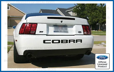 Ford Mustang COBRA Rear Bumper Valence Letter Decal Sticker 2003 2004 Inserts • $15.88
