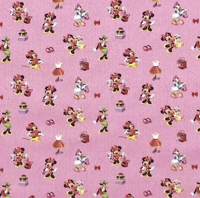 1940’s- 100% Cotton Digital Print Fabric - Minnie Mouse & Friends • £12.99