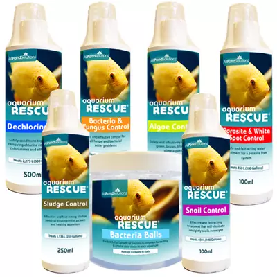 £5.49 • Buy Aquarium Rescue Tap Dechlorinator / Greenwater / Bacteria / Fish Water Treatment