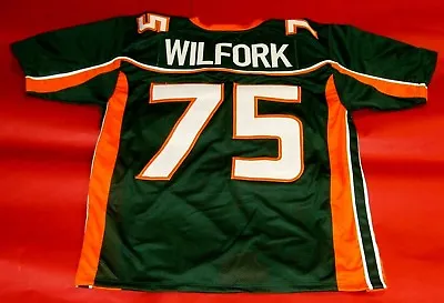 Vince Wilfork Custom University Of Miami Hurricanes G Jersey The U • $125.44