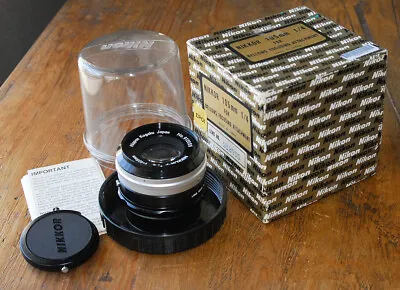 $349.99 • Buy Nikon Bellows Nippon Kogaku 105mm F4 Short Lens In Box FIRST VERSION PB-6 PB-4