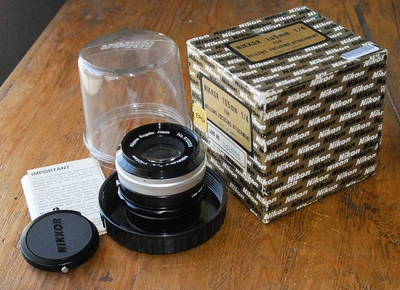 $349.99 • Buy Nikon Bellows Nippon Kogaku 105mm F4 Short Lens In Box FIRST VERSION PB-6 PB-4