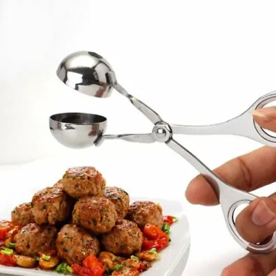 Non Stick Stainless Steel Stuffed Meatball Clip Maker Mold Cooking Kitchen GIFT • $7.60