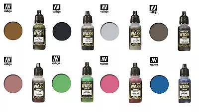 Vallejo Game Colour Model Wash Paints -  Wargaming & Fantasy Figure Painting • £4.65