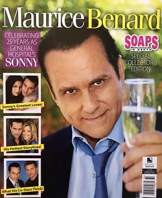 MAURICE BENARD Soaps In Depth General Hospital Sonny NEW Magazine 2018 • $15.67