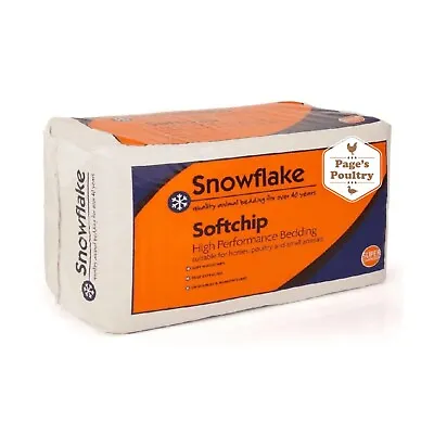 Snowflake Softchip Horse Bedding Bale Approximately 20kg - NEXT DAY • £17.99