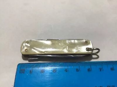 Vintage Cem Maniago Italy Shell Pocket Knife Multi Tool • $40