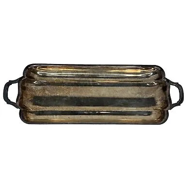 Vintage Antique EPCA Bristol Silverplate Decorative Serving Tray (100) • $12.99