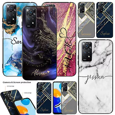 Personalised Phone Case Soft Gel Cover For Xiaomi 14 Poco M4 Redmi Note 11 10Pro • £5.51