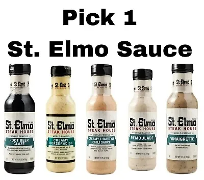 Pick 1 St Elmo Sauce: Horseradish Remoulade Root Beer Glaze Thai Chili & More • $7