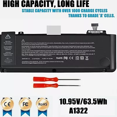 A1322 Battery For Apple MacBook Pro 13 Inch A1278 Mid 2012 2010 2009 Early 2011 • $17.85