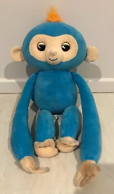 $30 • Buy 2018 Fingerlings Hugs Boris Advanced Interactive Plush Blue Monkey Pet WowWee
