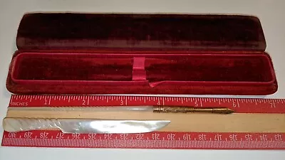 Vintage Dip Pen Warranted 1 Nib & Mop Letter Opener Knife With Case • $109.95