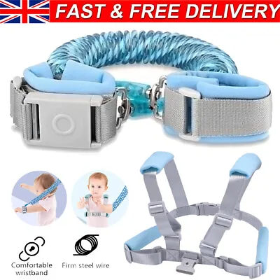 Baby Strap Safety Hand Belt Kids Wrist Walking Anti-lost Leash Toddler Harness • £10.95