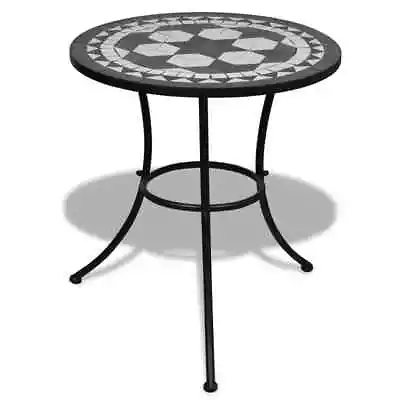 Bistro Table Outdoor Side Table Garden Patio Porch Mosaic Table Ceramic VidaXL • $107.99