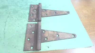 Vintage--FARM- T- Hinges--2-- Barn- Shed- Door -Gate-Feed Box- Creative Use- • $5.60