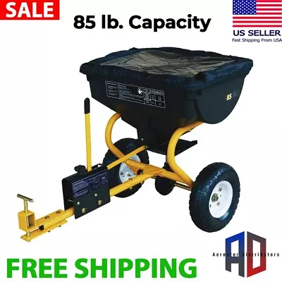 Heavy Duty 85 Lb Tow Behind Broadcast Spreader ATV Garden Tractor Seed Spreading • $159.97