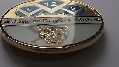 Jaguar V6 V8 V12 Club Grill Badge- E Type F Type X Type XJS XF XJR XK Mk 1 II • £49.99