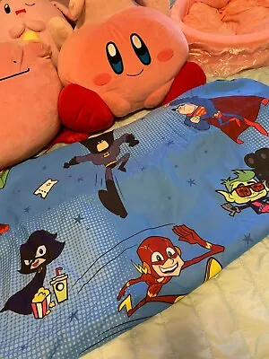 DC Comics Teen Titans GO Justice League Cartoon Network Twin Fitted Sheet  • $19.90