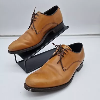 Barker Pitlochry Tan Brown Leather Dainite Sole Derby Shoes VGC Size UK 8 G • £79.95