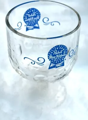 Vintage Pabst Blue Ribbon Goblet Style Beer Glsss • $8.99