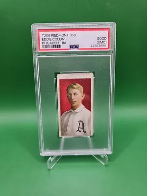 1909-11 T206 Piedmont 350 Eddie Collins RC PSA 2 (MC) HOF • $399