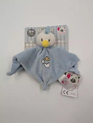 Artesavi Chick Chicken Baby Comfort Soother Blanket Comforter Easter Blue • £9.99