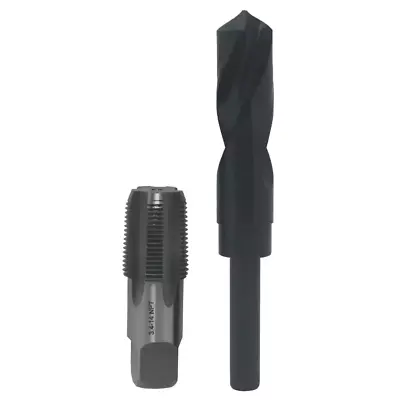 3/4 In. Carbon Steel NPT Pipe Tap And 59/64 In. High Speed Steel Drill Bit Set ( • $21.89