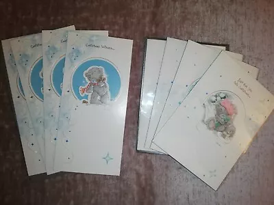 Me To You Tatty Teddy Design Christmas Cards X 8  Carte Blanche NEW • £3