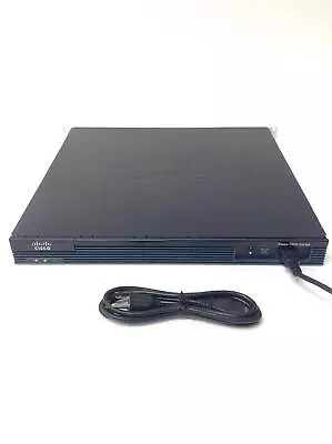 $73.95 • Buy CISCO 2900 Series 2901 Cisco 2901-K9 V02 Router W/Vic2-2Fxo ,Vic3 2Fxs-Did WORKS