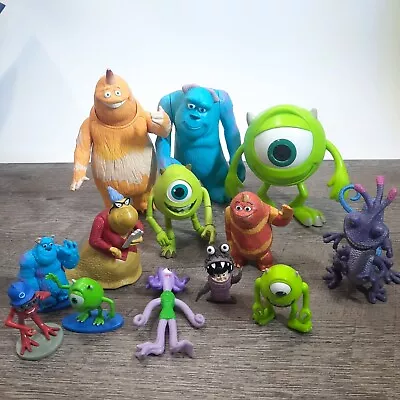 Disney Pixar Monsters Inc Mike Wazowski Boo Sully Action Figure Lot Of 13 • $13.59