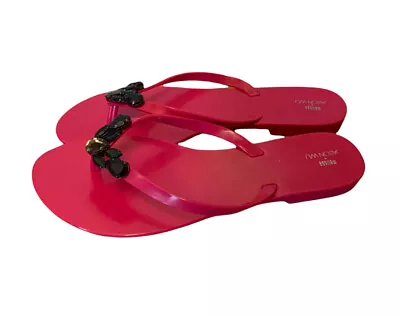 Melissa X Jason Wu Collab Pink Jelly  Sandals  Beads  Sz 9 • $35
