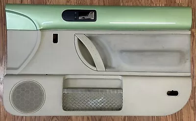 1998-2010 VW Used BEETLE PASSENGER DOOR PANEL Cyber Green/BEIGE OEM Cloth • $251.99