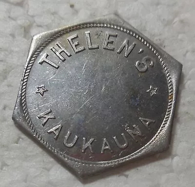 Kaukauna Wisconsin Thelen's Good For 1 Pint Milk Token • $5.99