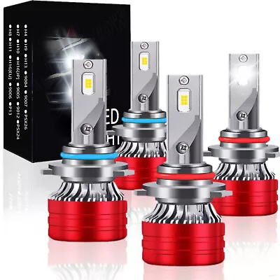 For Mitsubishi Eclipse 1992-1999 6000K Front LED Headlight Bulbs High & Low Beam • $71.99