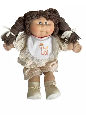 Vintage 1980s Cabbage Patch Kids Girl Doll  Brown Hair Brown Eyes • $29.99