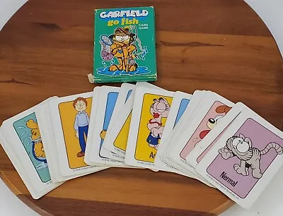 Garfield Go Fish Card Game Bicycle Vintage 1978 Cat Deck Complete • $16.99