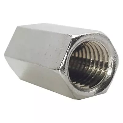 1/4-28 Rod Coupling Nuts Hex Extension Stainless Steel Qty 10 • $18.87