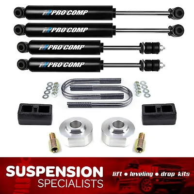 $604.31 • Buy 2  Full Lift Kit W/ Pro Comp Shocks For 1999-2010 Ford F250 F350 2WD